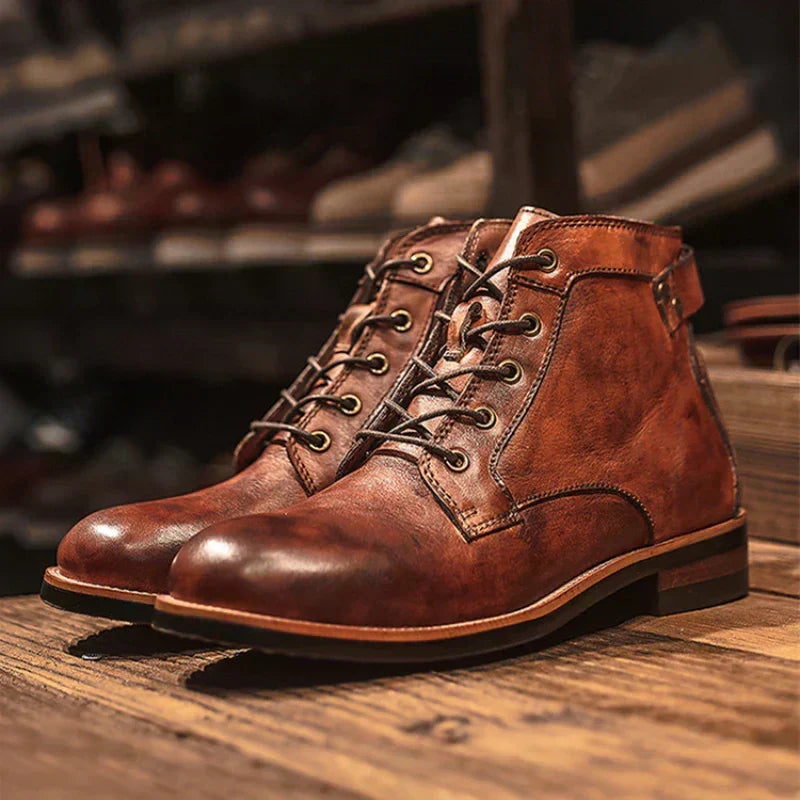 ELENA HARPER™  |  MEN'S RETRO ROUND TOE BOOTS