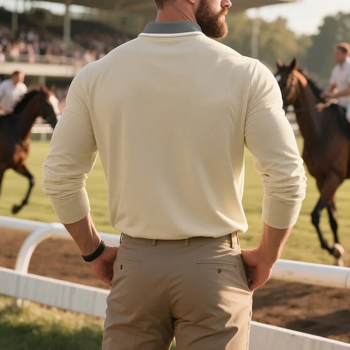 Classic Button-up Shirt for Men - Elena Harper