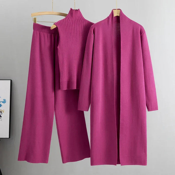 Felicia | Women's Three-Piece Loose Fit Pants Set