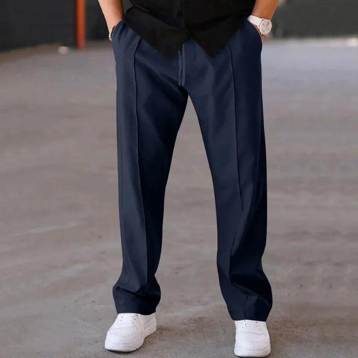 HARRINGTON OXFORD | LOOSE-FIT STRAIGHT LEG TROUSERS FOR MEN