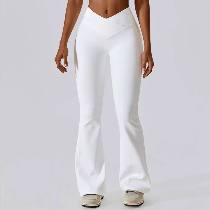 Daniella Elegant Flared Trousers - Elena Harper