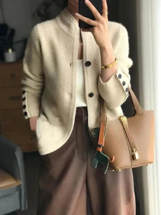 Women's Elegant Warm Cardigan – Stylish Layer for Any Occasion