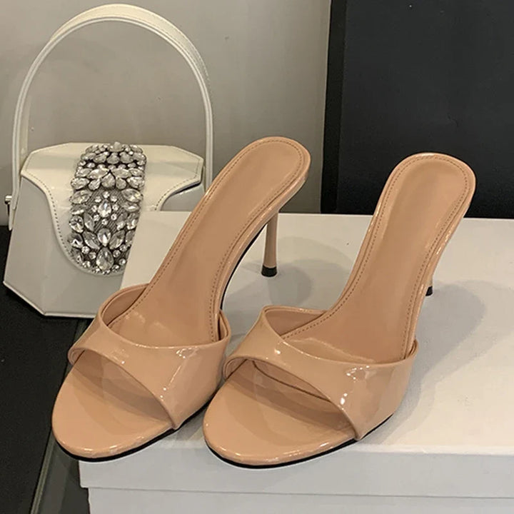 Donatina Elegant Patent Sandal, view 3 - Elena Harper