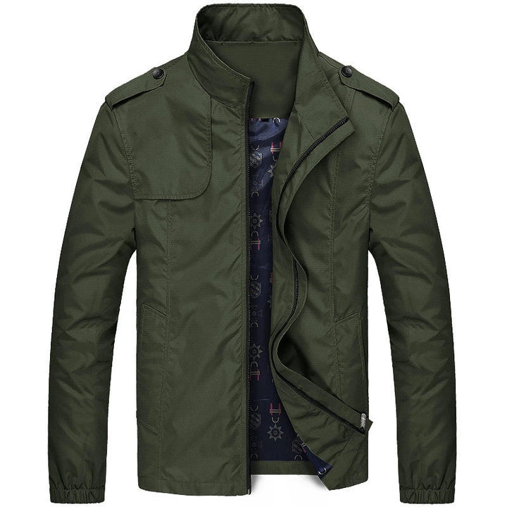 Modern Bomber Jacket for Men – Casual Zip-Up Jacket