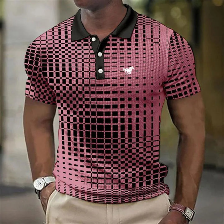 Ashton Casual Polo Shirt, Timeless Design for Men., view 8 - Elena Harper