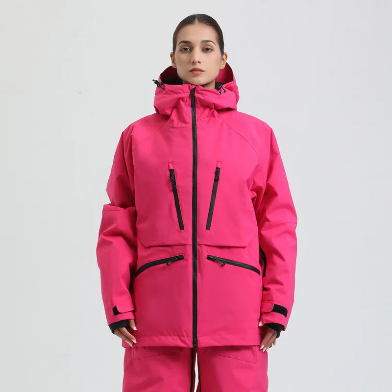 Unisex Winter Snowboard Jacket Breathable and Water-Repellent, view 5 - Elena Harper