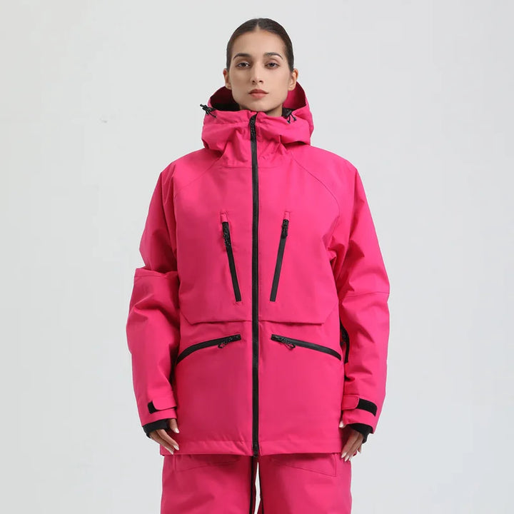 Unisex Winter Snowboard Jacket Breathable and Water-Repellent, view 5 - Elena Harper