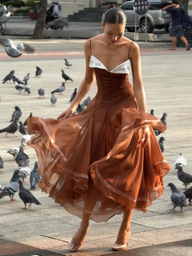 Gianna Floating Chiffon Dress - Elena Harper