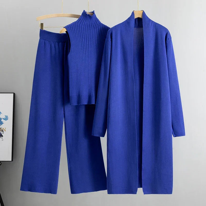 Felicia | Women's Three-Piece Loose Fit Pants Set