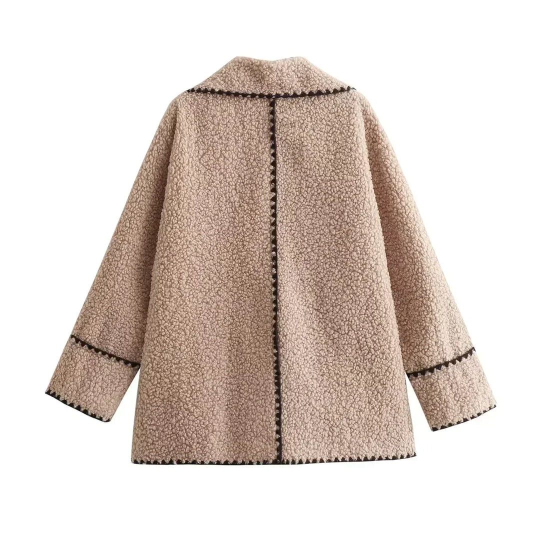 Amélie - Chic Oversized Teddy Coat