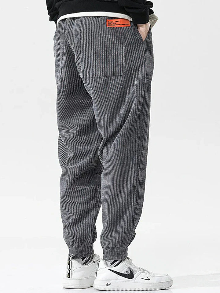 Wide and Comfortable Corduroy Pants for Men