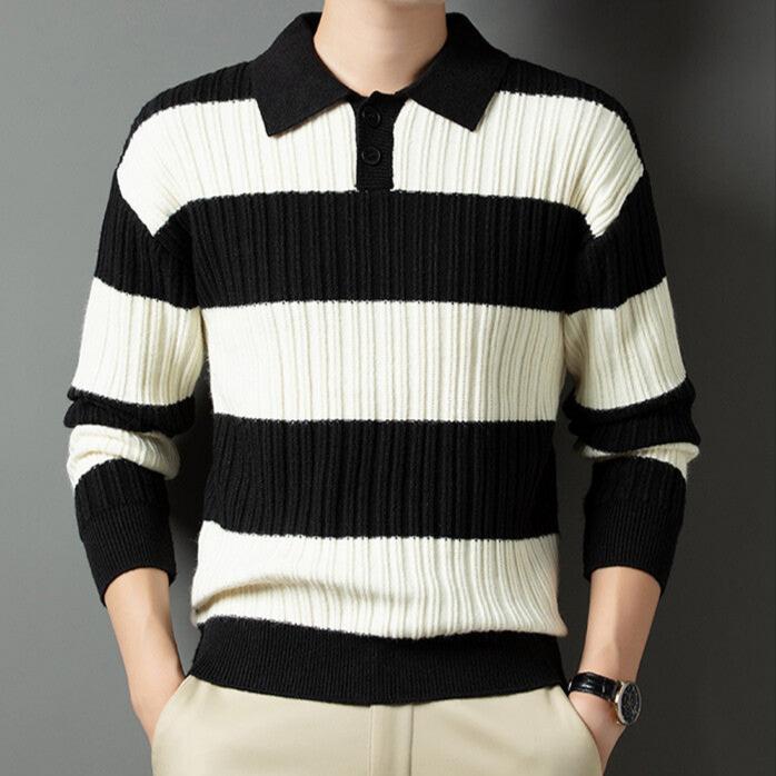 Bruno - Striped Long Sleeve Casual Jersey