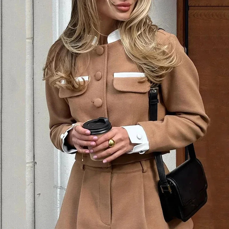 Annabella Elegant Tailored Jacket, view 2 - Elena Harper