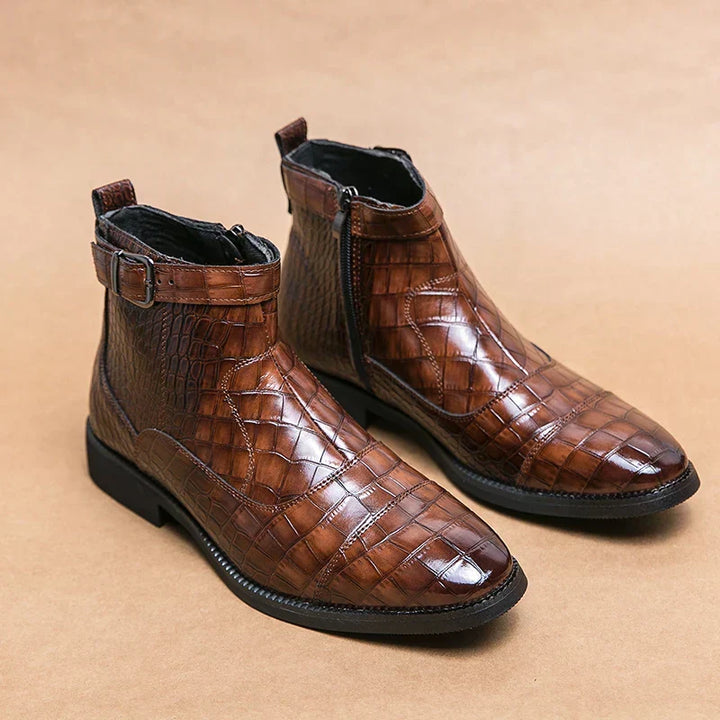 ELENA HARPER™  |  ANKLE BOOTS WITH BUCKLE