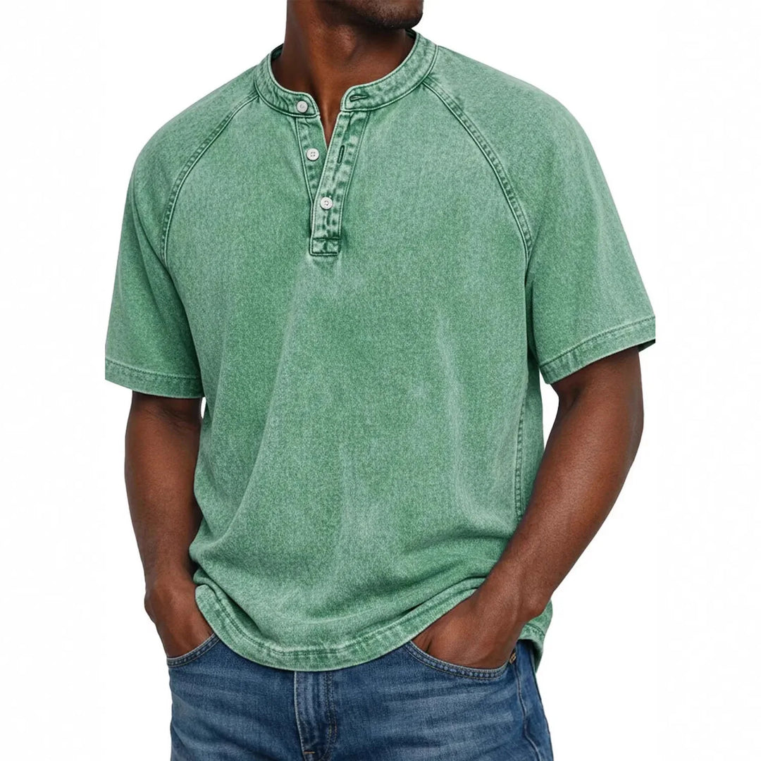 ELENA HARPER™  |  RETRO BUTTON-UP SHIRT FOR MEN