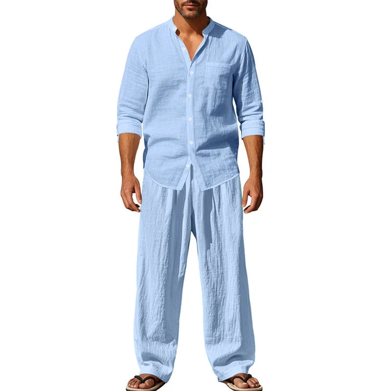 ELENA HARPER™  |  CLASSIC LINEN SET FOR MEN