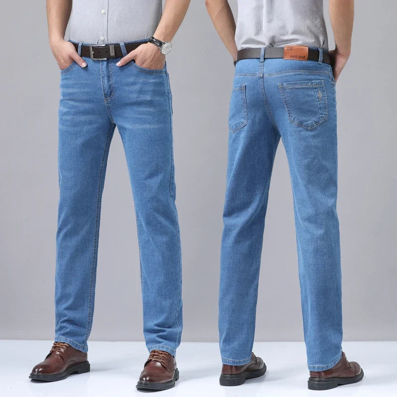 Calvino Tailored Denim Pants - Elena Harper