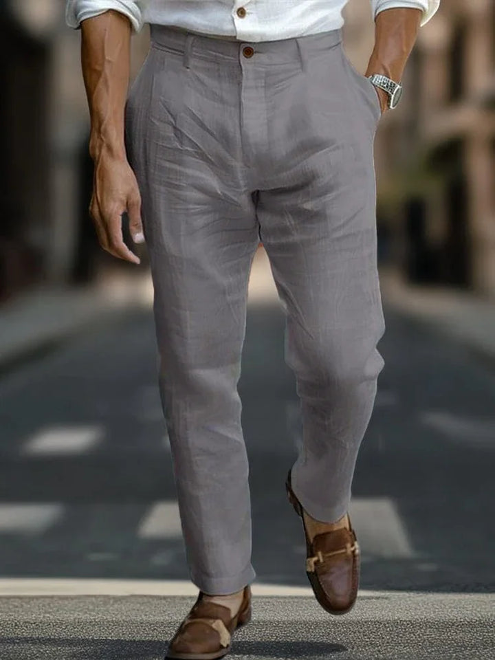 Alaric - Tailored Linen Pants