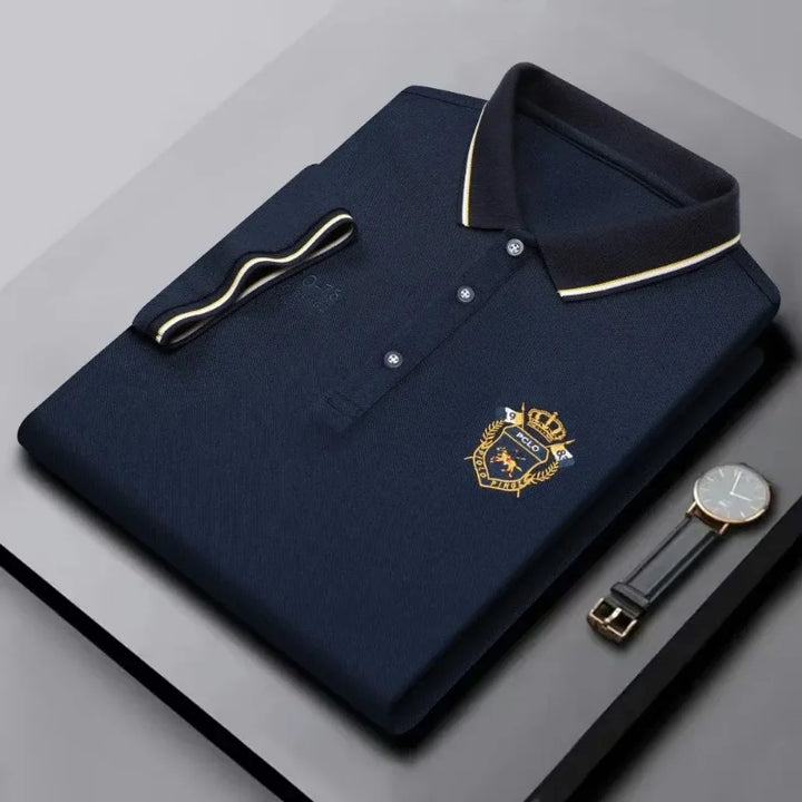 Laurent Monaco Classic Polo for Men, view 2 - Elena Harper