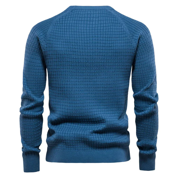 LAURENT MONACO | MEN'S DIAMOND PATTERN PULLOVER