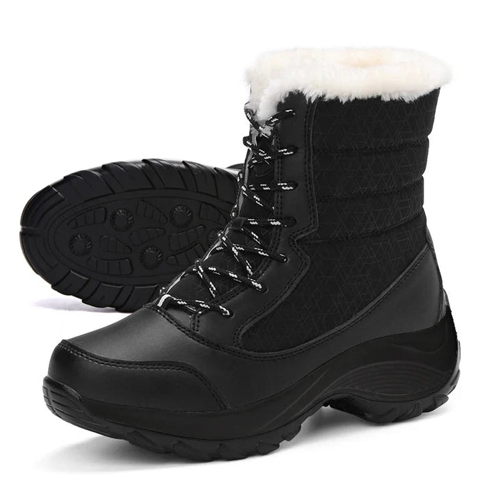 Women's Fur-Lined Platform Snow Boots Perrienne, view 6 - Elena Harper