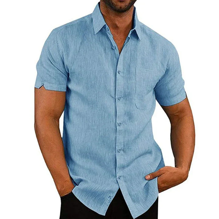 ELENA HARPER™  |  MEN'S LINEN SUMMER SHIRT
