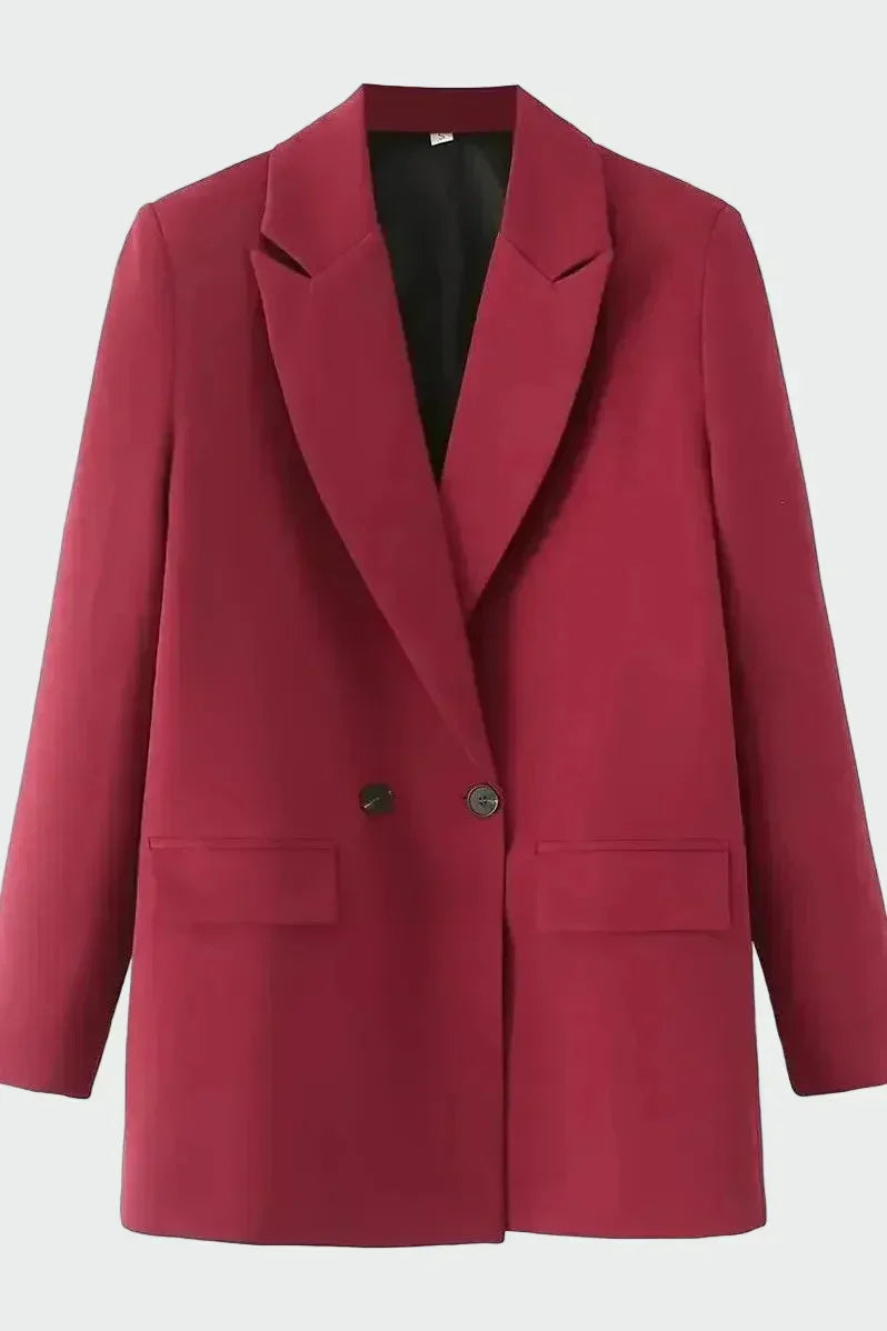 Helia Oversized Jacket with Modern Line - Elena Harper