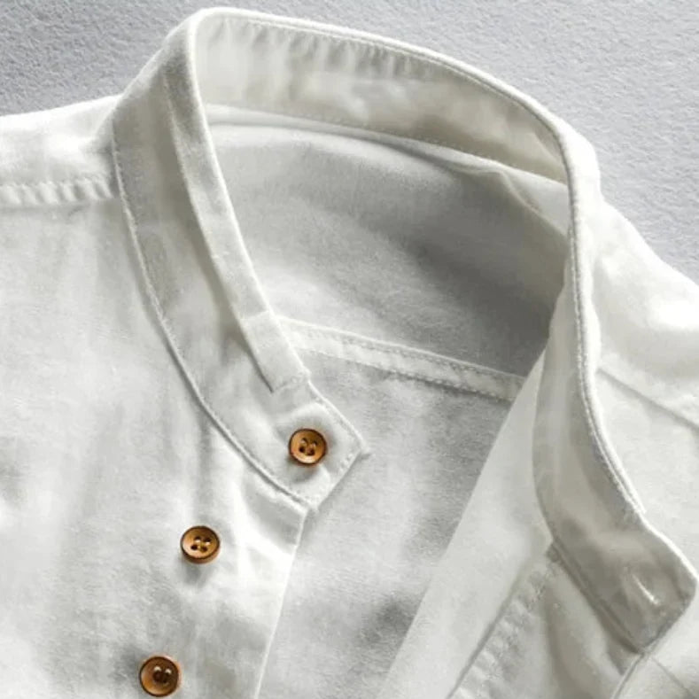 Men's High Collar Shirt - Elena Harper