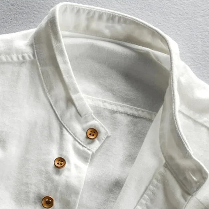 Men's High Collar Shirt - Elena Harper