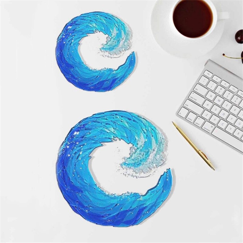 Ocean Wave Glass Sculpture – AquaWave