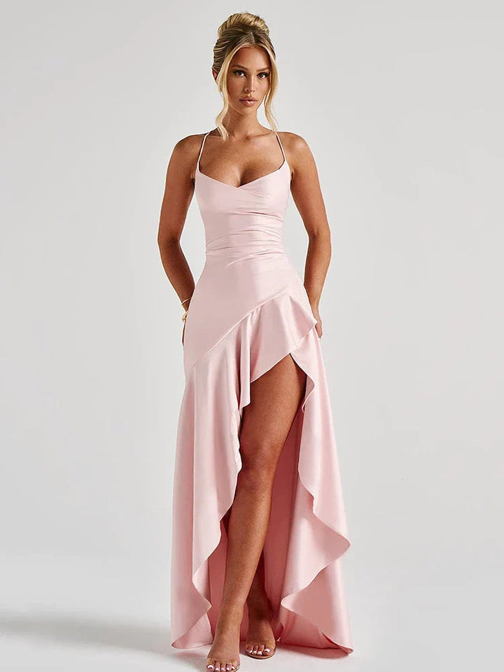Helga | Women's Dress for Wedding Guests with Spaghetti Straps