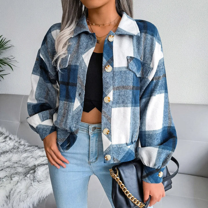 Clara - Plaid Wool Jacket