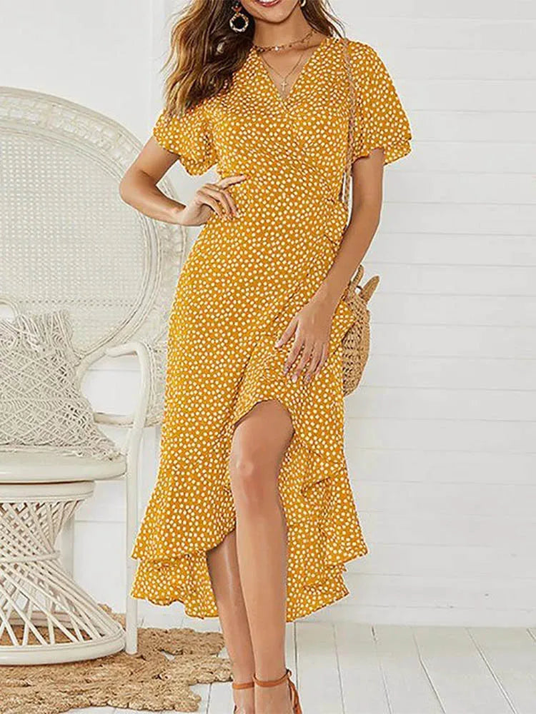 Maddy Dotted Dress - Elena Harper
