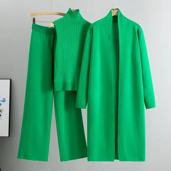 Felicia | Women's Three-Piece Loose Fit Pants Set