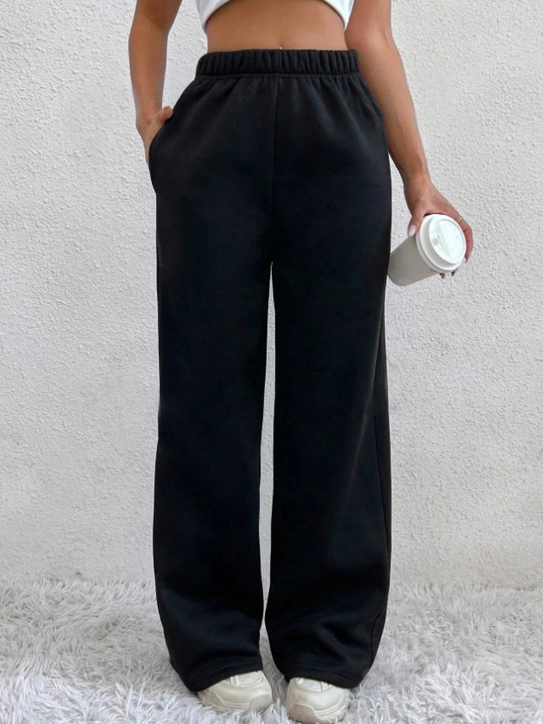 Alice Comfortable Cotton Pants, view 2 - Elena Harper