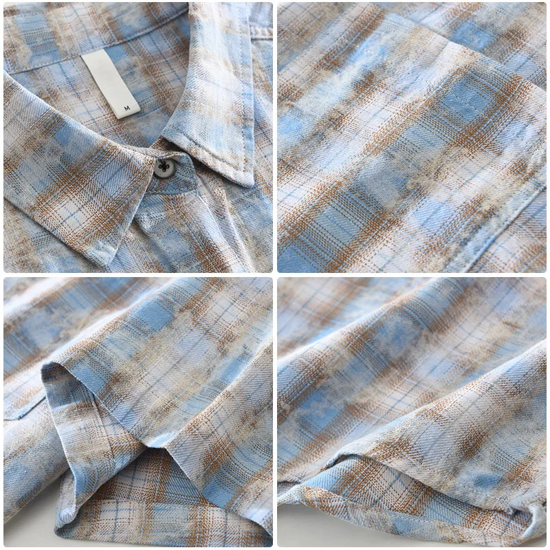 LAURENT MONACO | RETRO CHECK SHIRT FOR MEN