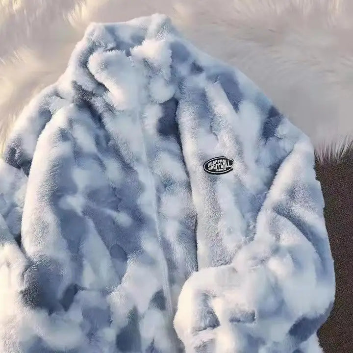 Alessandra Cloudy Fur Jacket, view 4 - Elena Harper