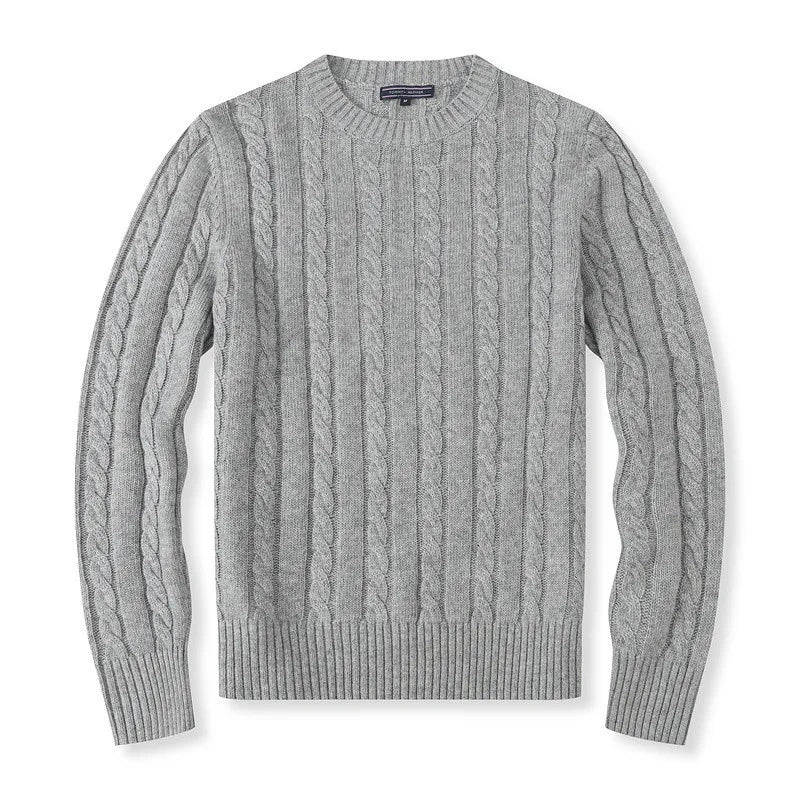 Cable Wool Sweater - Elena Harper