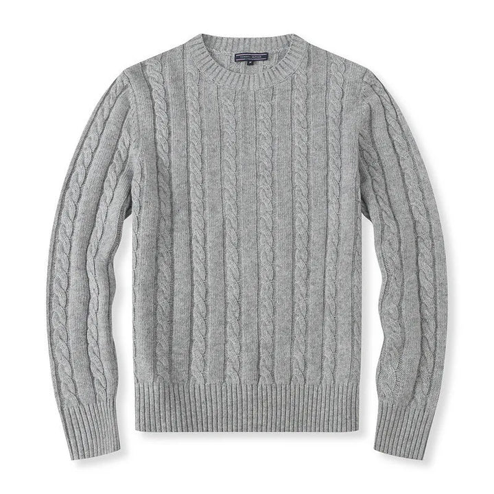 Cable Wool Sweater - Elena Harper