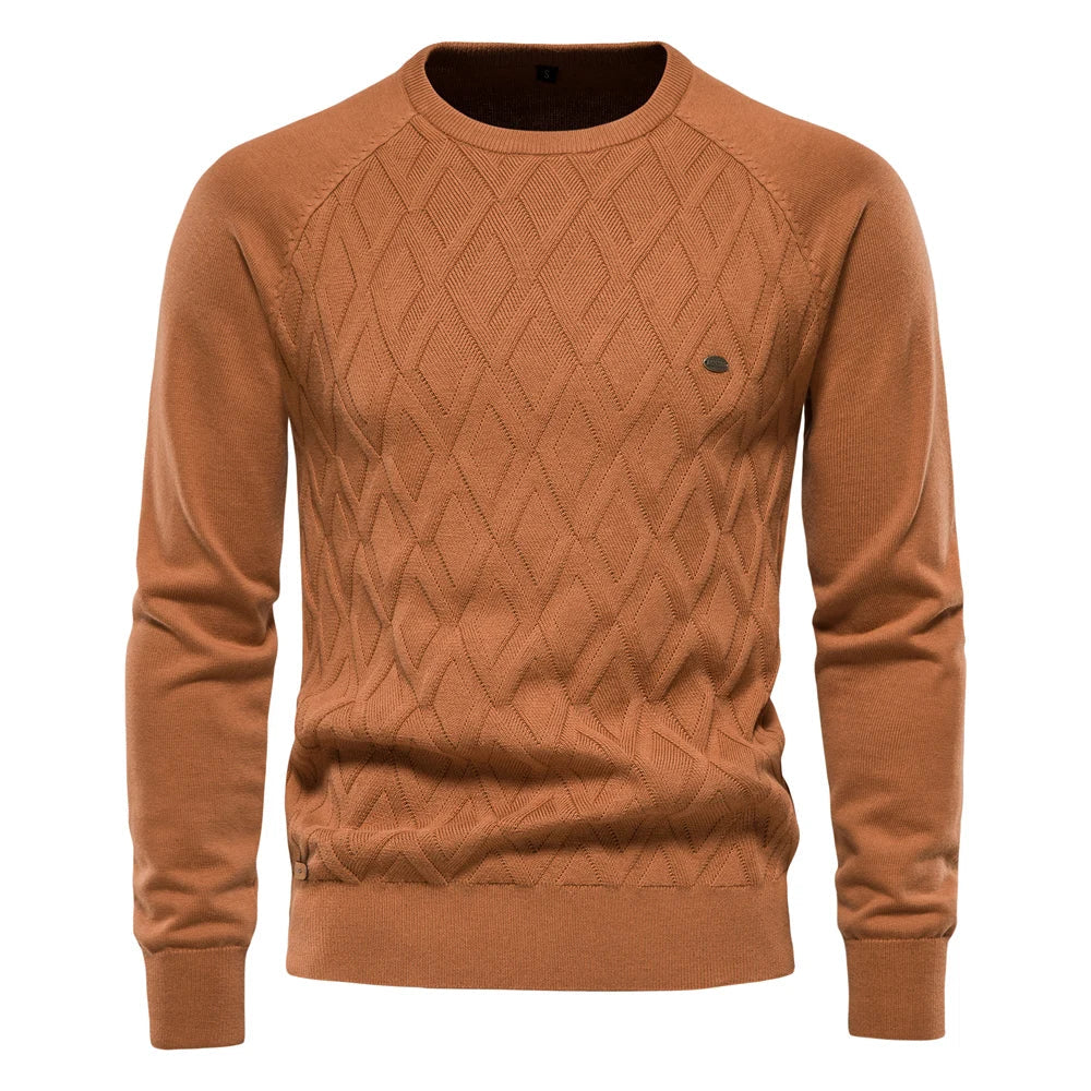 ELENA HARPER™  |  MEN'S CHECKED SWEATER