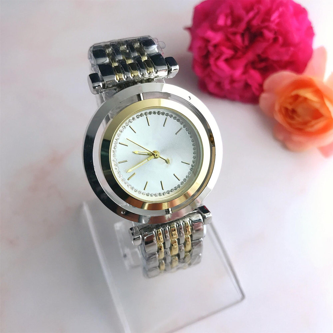 Elegant silver watch