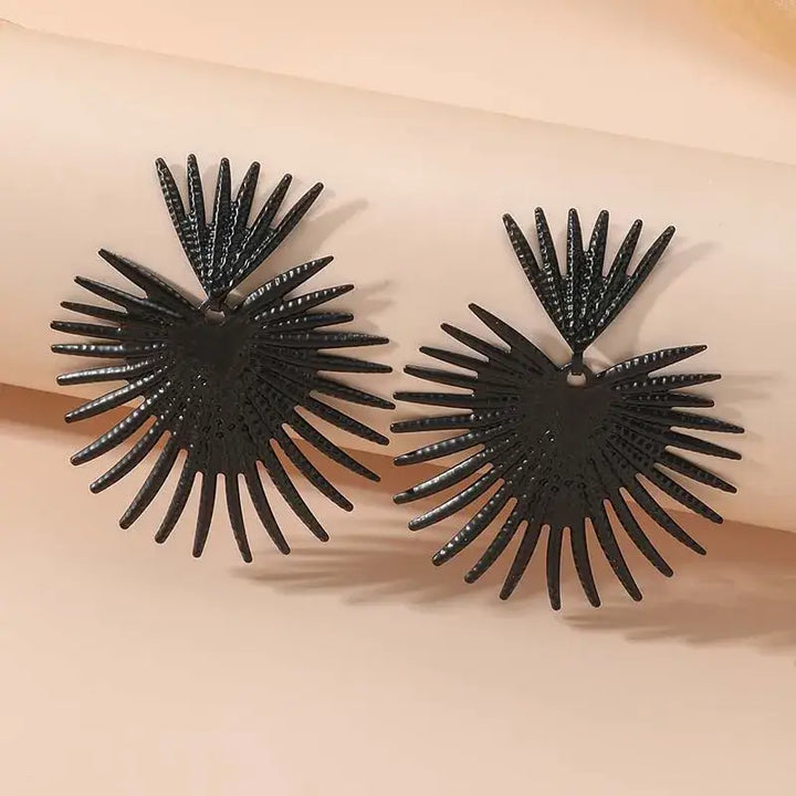 Extravagant Black Earrings!, view 4 - Elena Harper