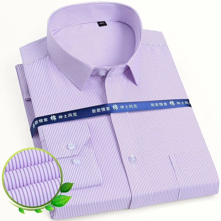 Abele Elegant Striped Shirt, view 4 - Elena Harper