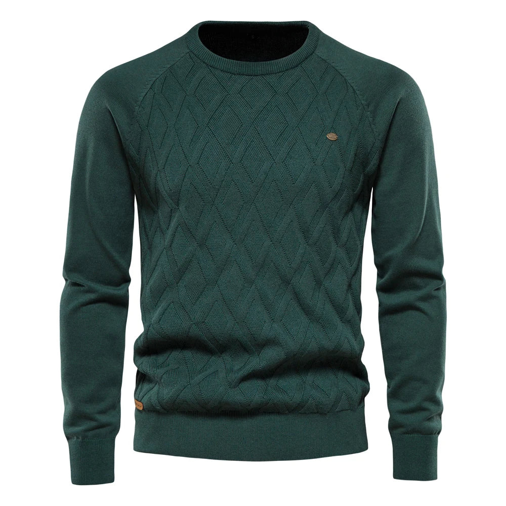 ELENA HARPER™  |  MEN'S CHECKED SWEATER