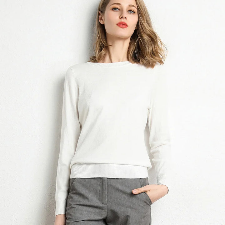 Giuditta Soft Minimalist Sweater, view 5 - Elena Harper