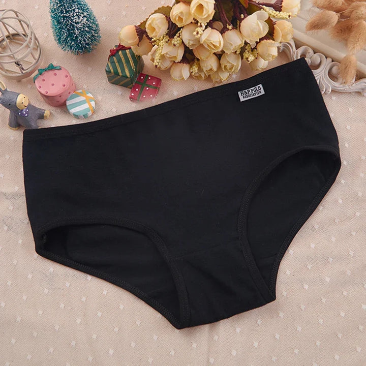 Set of 7 Women's Breathable Stretch Cotton Briefs – Comfortable Underwear, Durable Quality