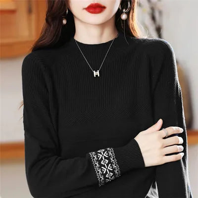 Kalliope Cocoon Knit Sweater, view 4 - Elena Harper