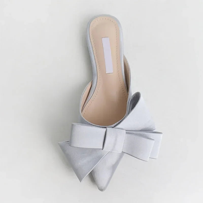 Kora Smooth Satin Sandals (High 1.5cm), view 7 - Elena Harper