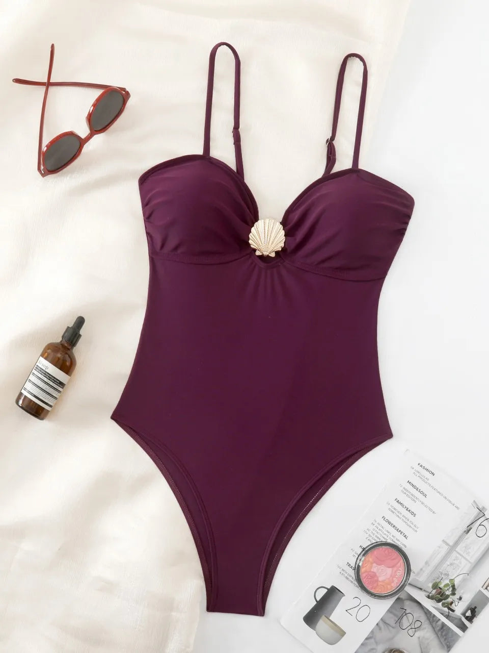 Beautifully Finished Swimsuit in a Timeless Design - Elena Harper