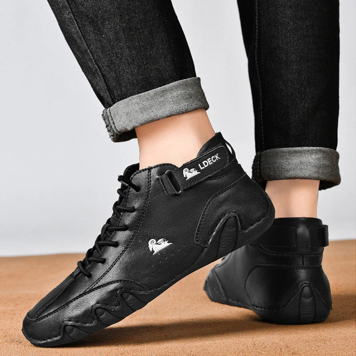 Daisy Leather Winter Sneakers | Warm & Versatile EB